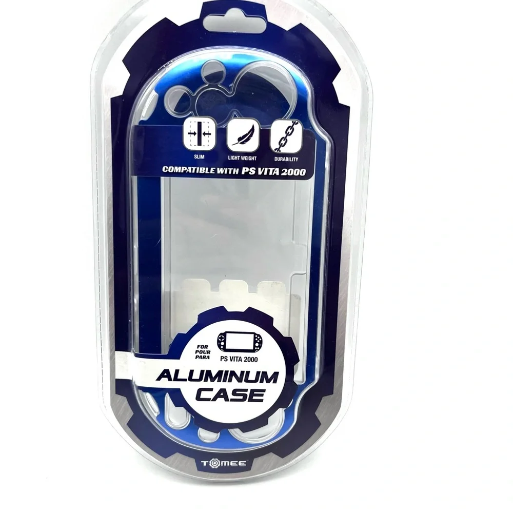 Ps vita 2000 | Aluminum Blue case | protective shield